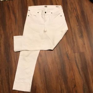 Citizens of Humanity Cropped White Jeans